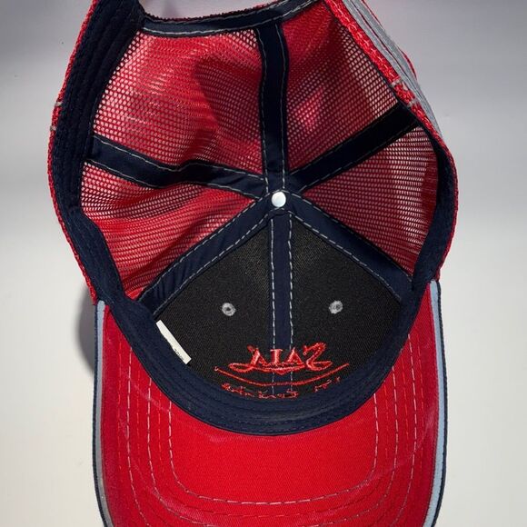 SAIA LTL Freight Black and Red Cap - Picture 7 of 7